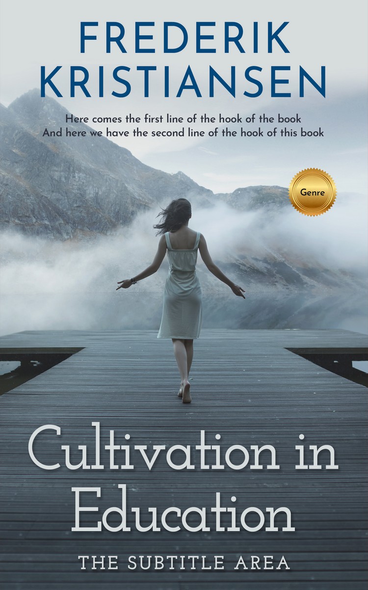 2D view of Premade Health & Mind & Body Book Cover - River Bed