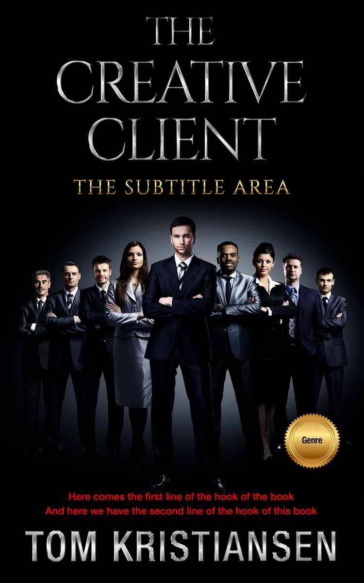 2D view of Premade Self-Improvement & Self-Help Book Cover - Woodsmoke