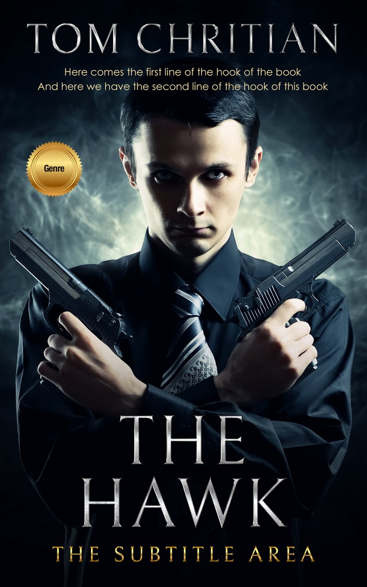 2D view of Foggy Gray #3003 - Premade Mystery & Thriller & Suspense Book Cover