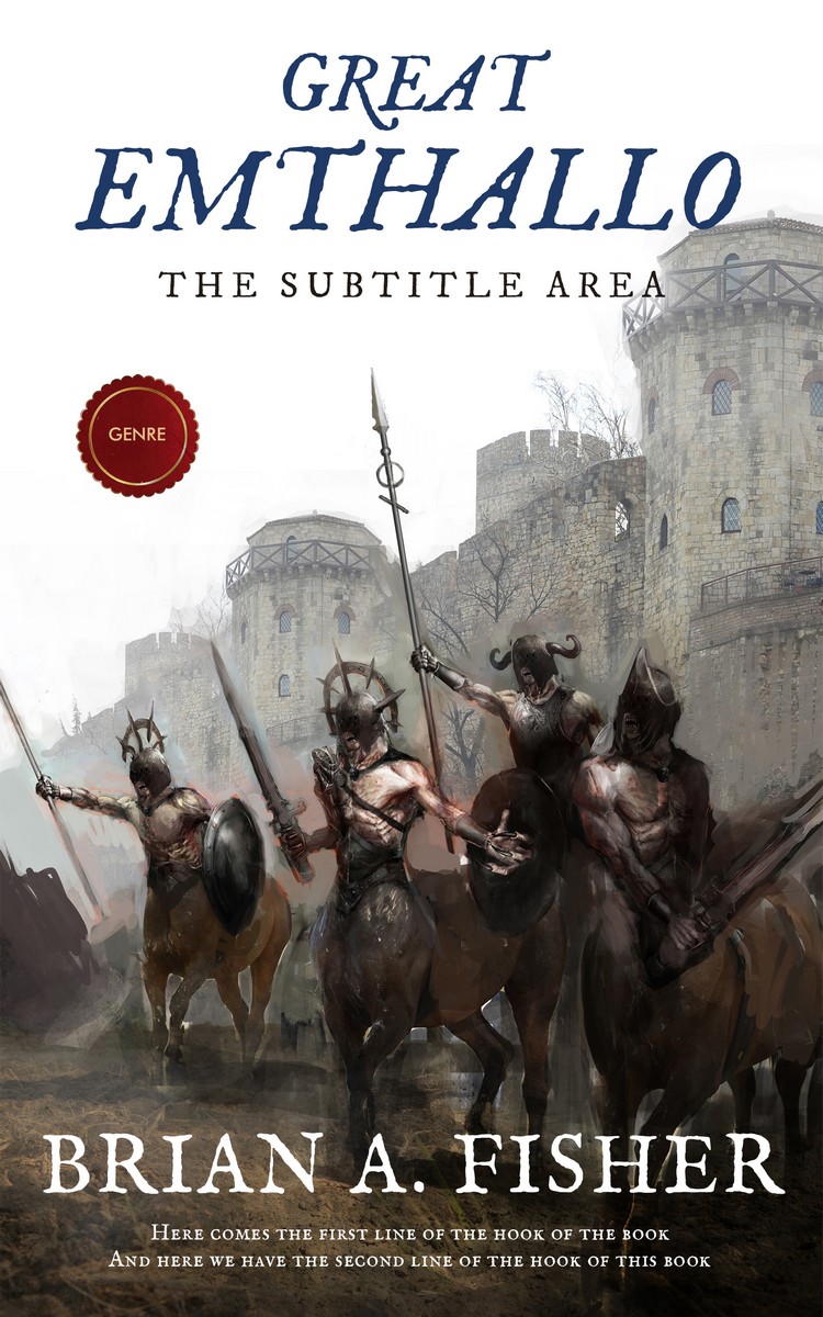 2D view of Premade Historical Book Cover - Merlin