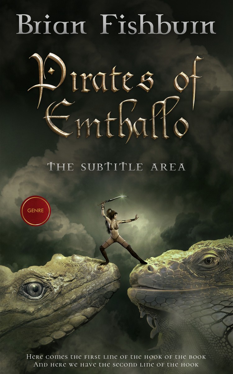 2D view of Premade Fantasy Book Cover - Rangitoto
