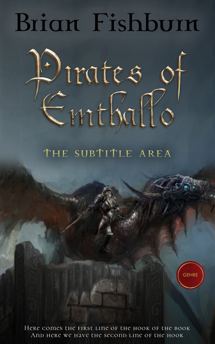 2D view of Premade Fantasy Book Cover - Outer Space