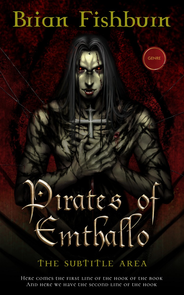 2D view of Premade Fantasy Book Cover - Night Rider