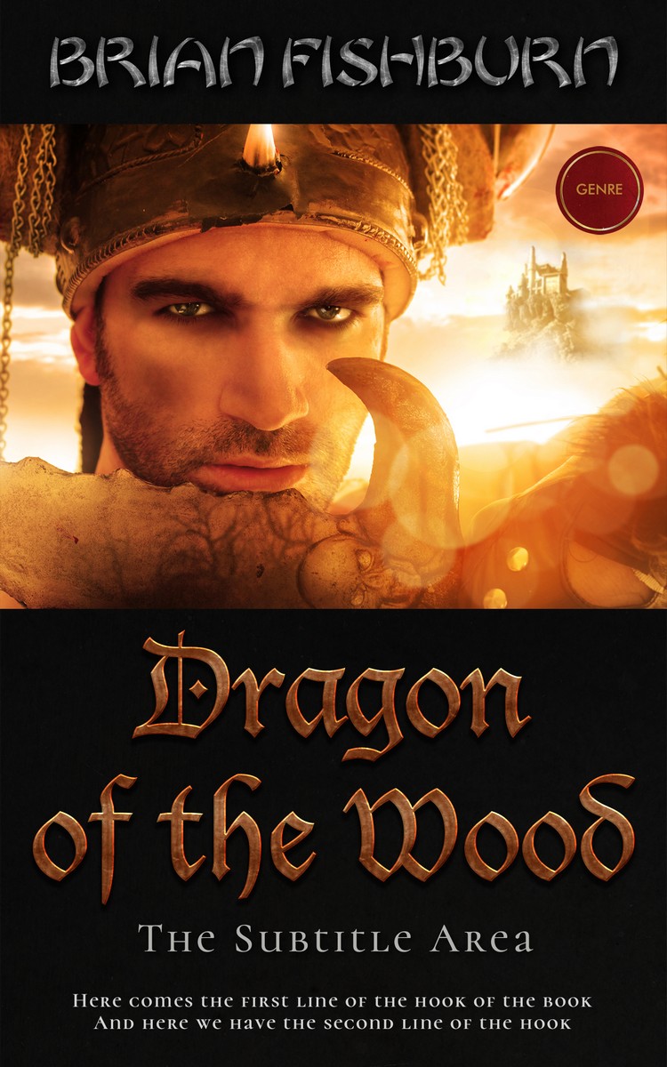 2D view of Premade Fantasy Book Cover - Eternity