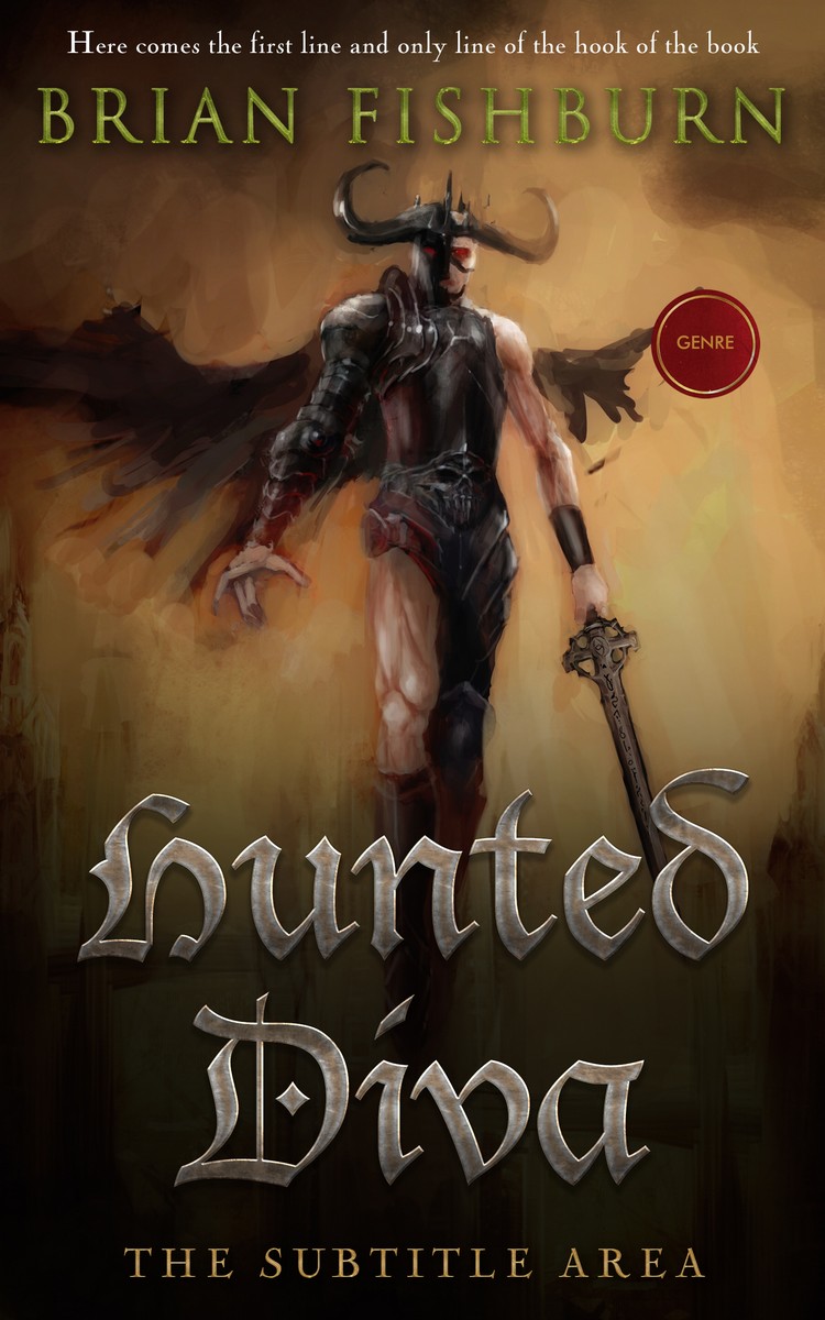 2D view of Premade Fantasy Book Cover - Eternity