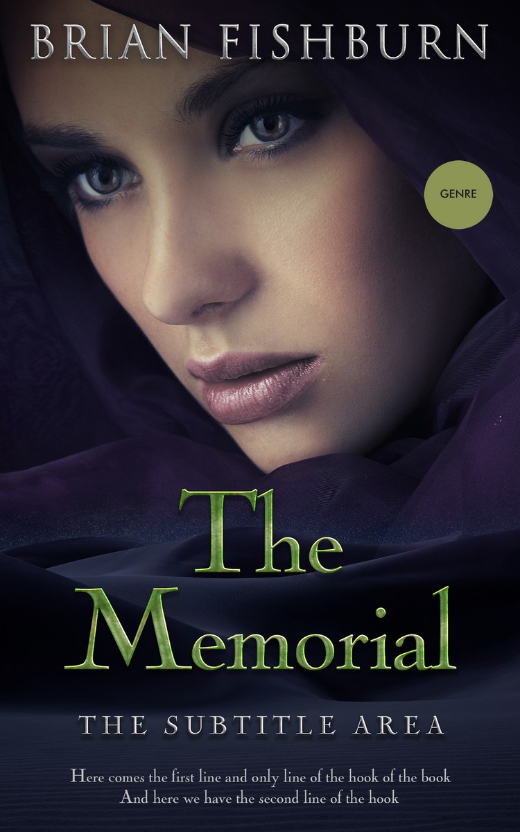 2D view of Premade Romance Book Cover - Mirage