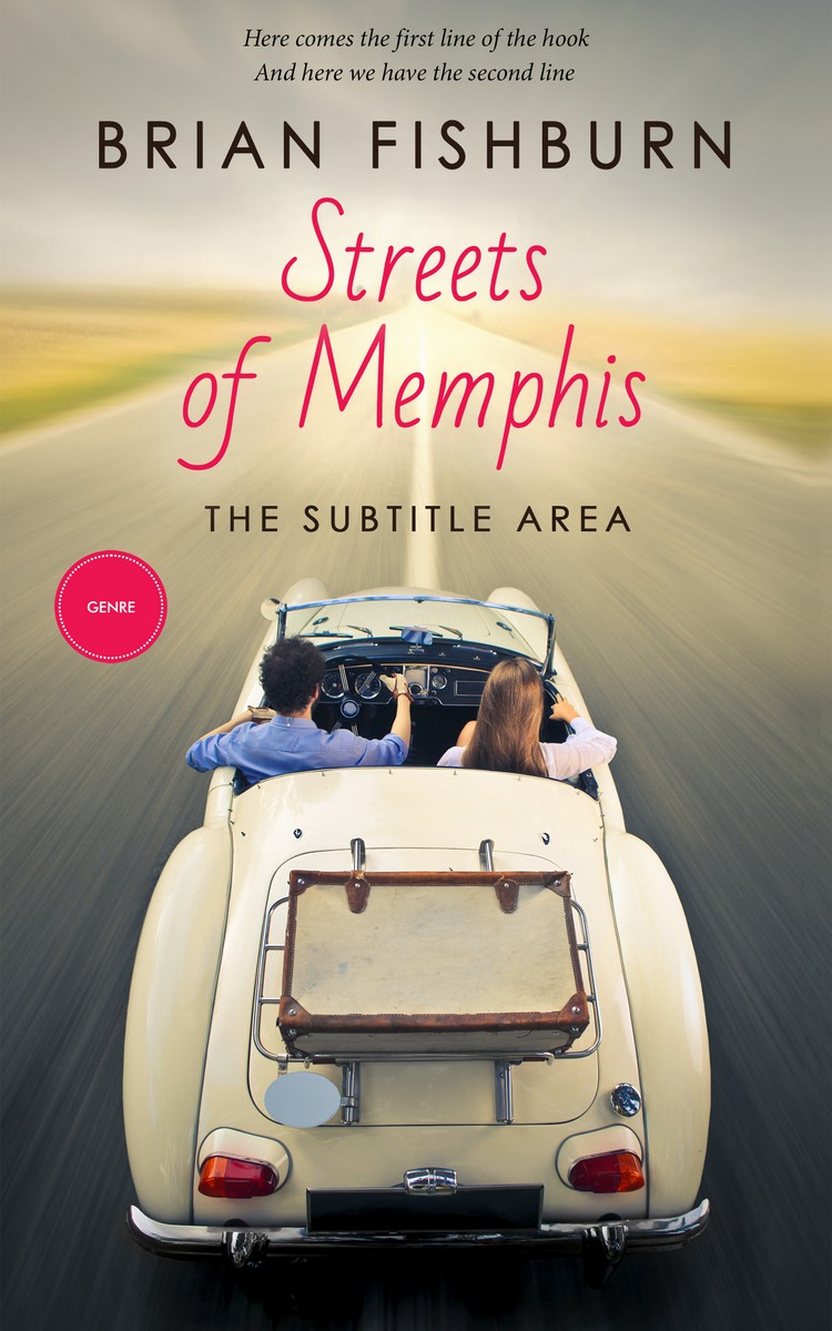 2D view of Premade Romance Book Cover - Heathered Gray