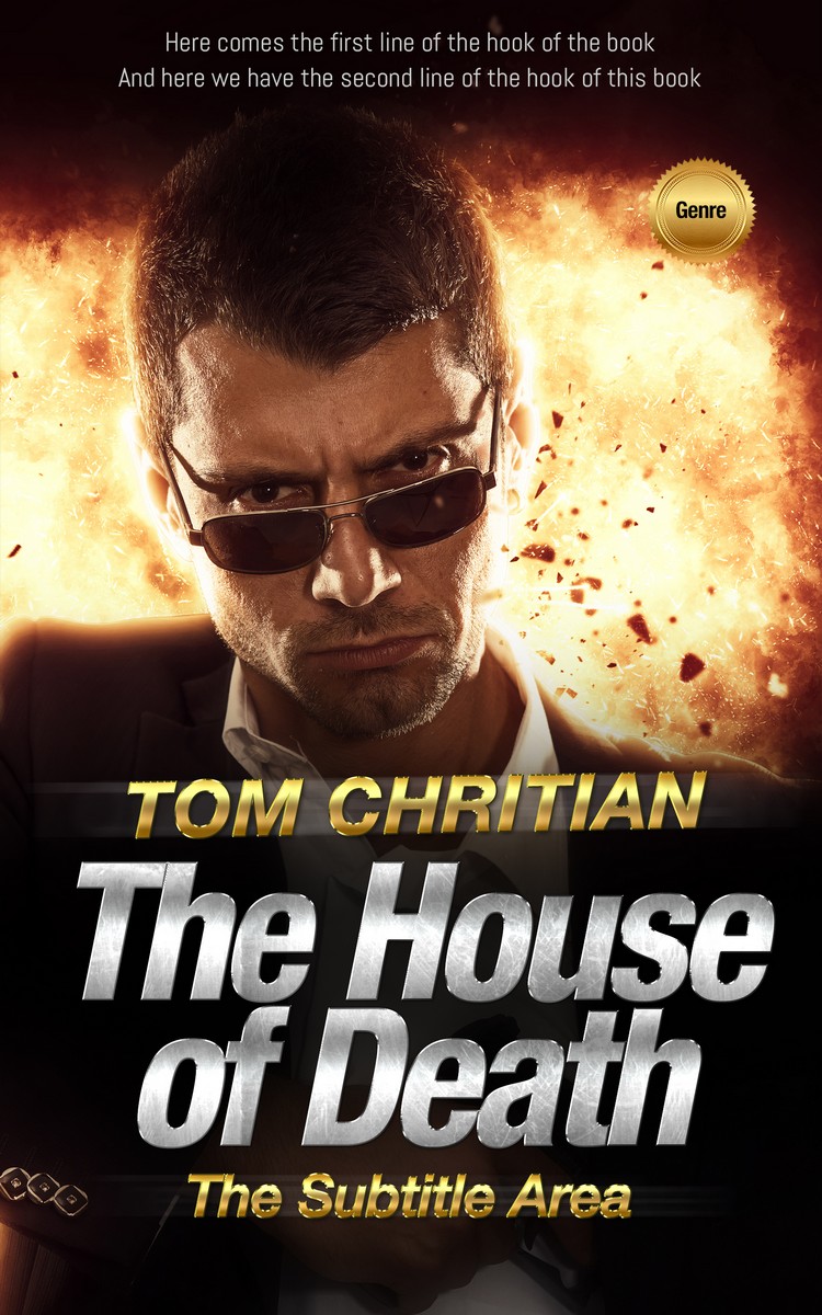 2D view of Premade Mystery & Thriller & Suspense Book Cover - Eclipse