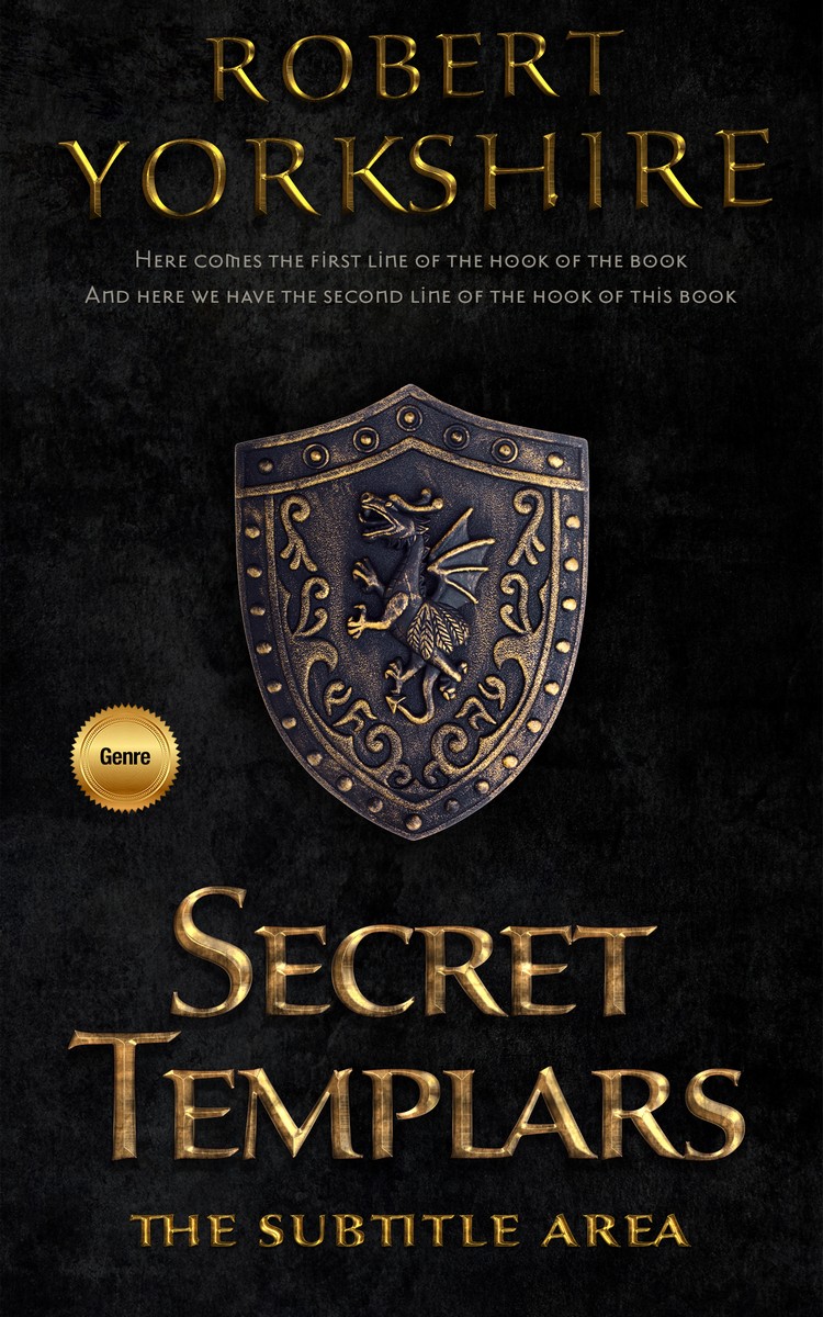 2D view of Premade Historical Book Cover - Woodsmoke