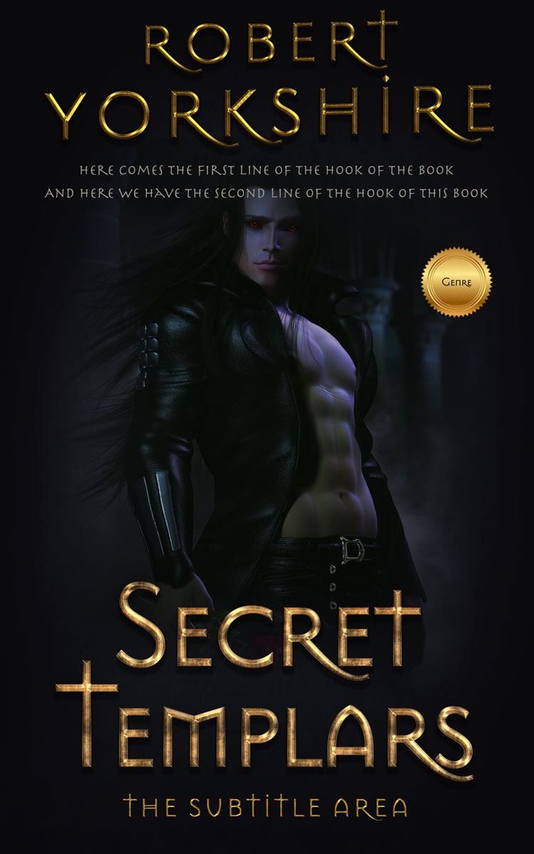 2D view of Premade Fantasy Book Cover - Woodsmoke