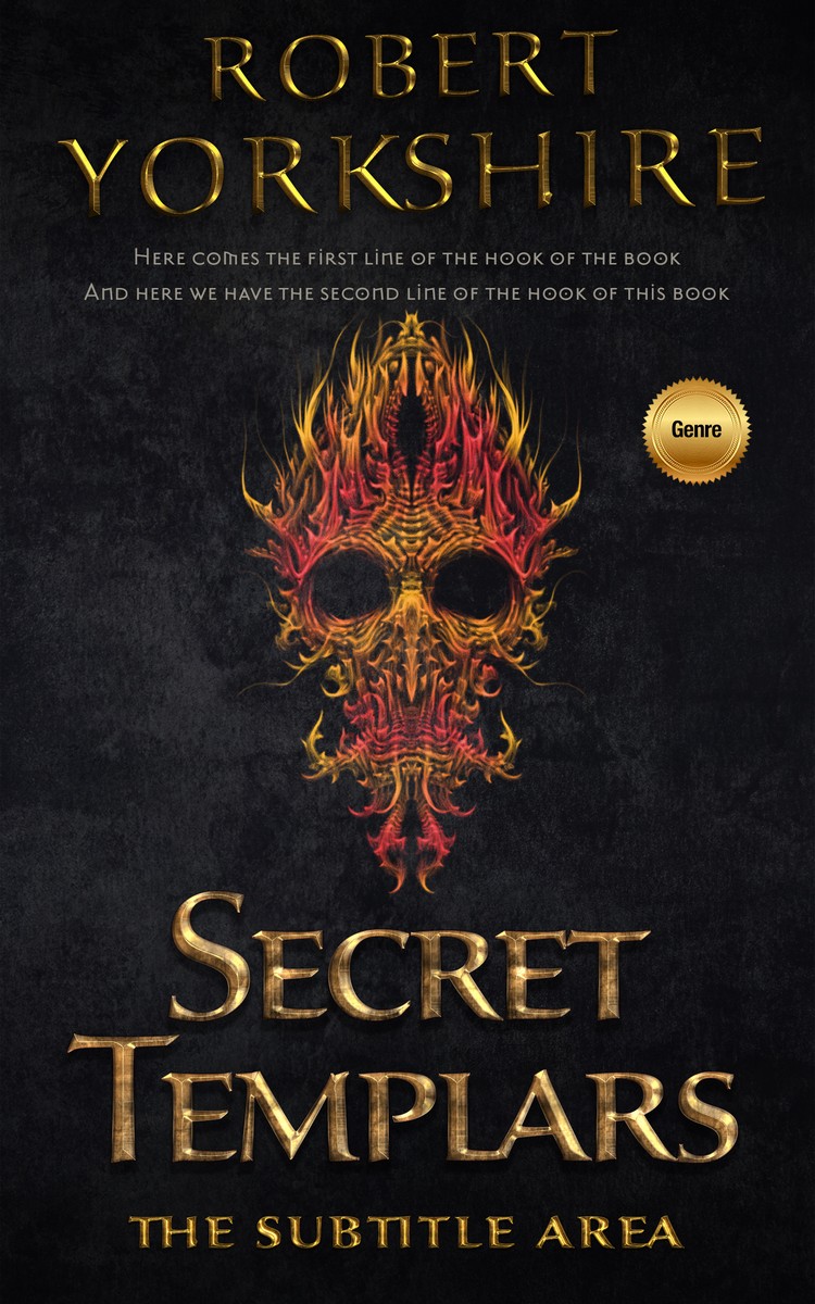 2D view of Premade Fantasy Book Cover - Woodsmoke