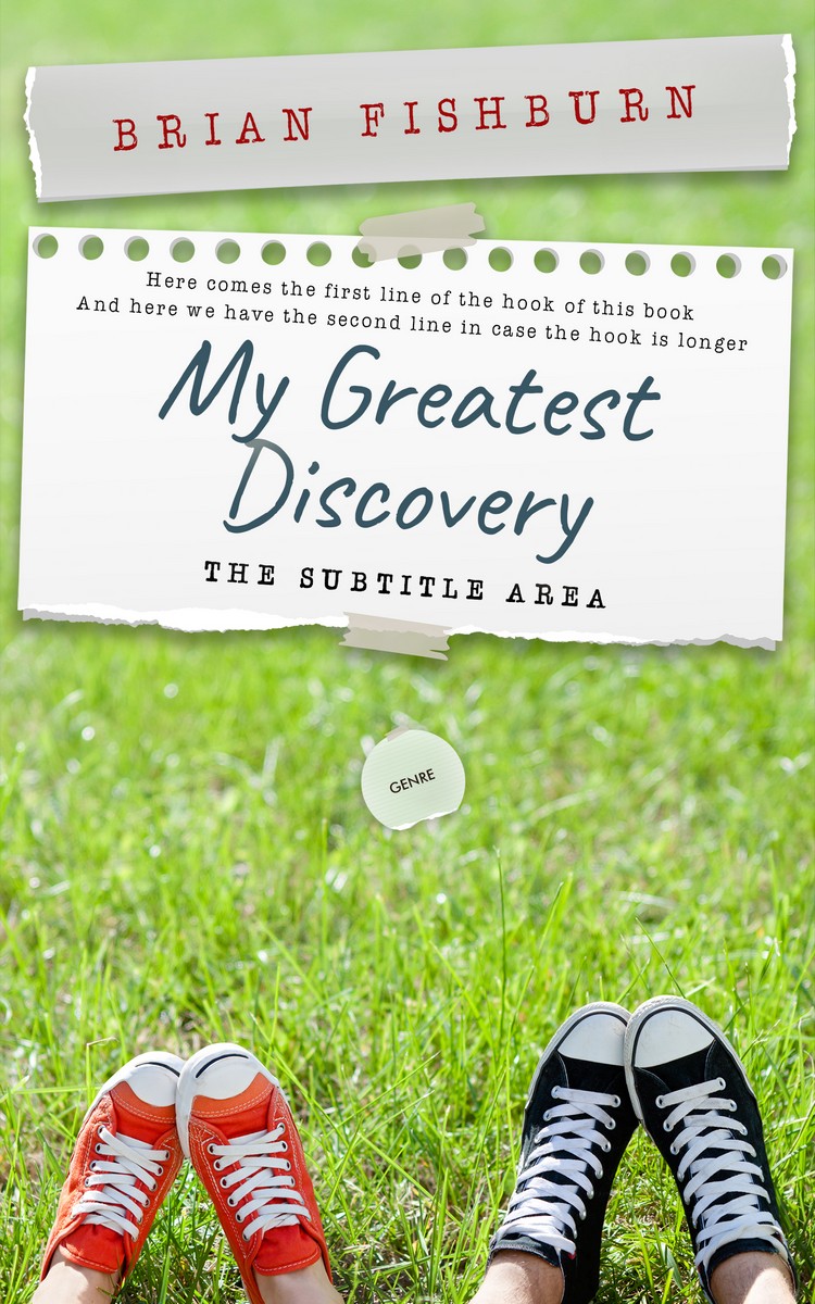 2D view of Premade Health & Mind & Body Book Cover - Periglacial Blue