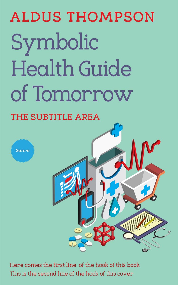 2D view of Premade Medical Book Cover - Sinbad