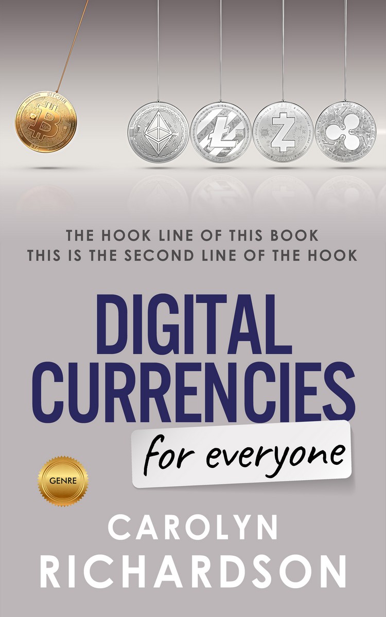 2D view of Premade Business Book Cover - Pale Slate