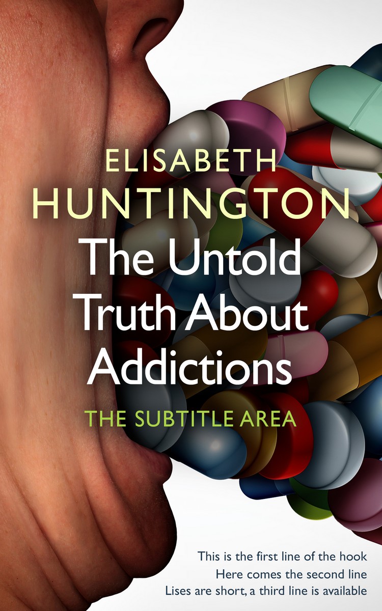 2D view of Premade Medical Book Cover - English Walnut