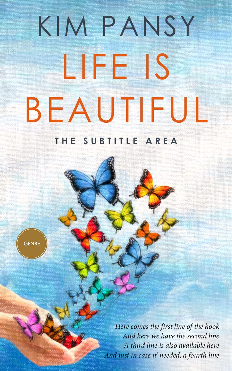 2D view of Premade Self-Improvement & Self-Help Book Cover - Botticelli