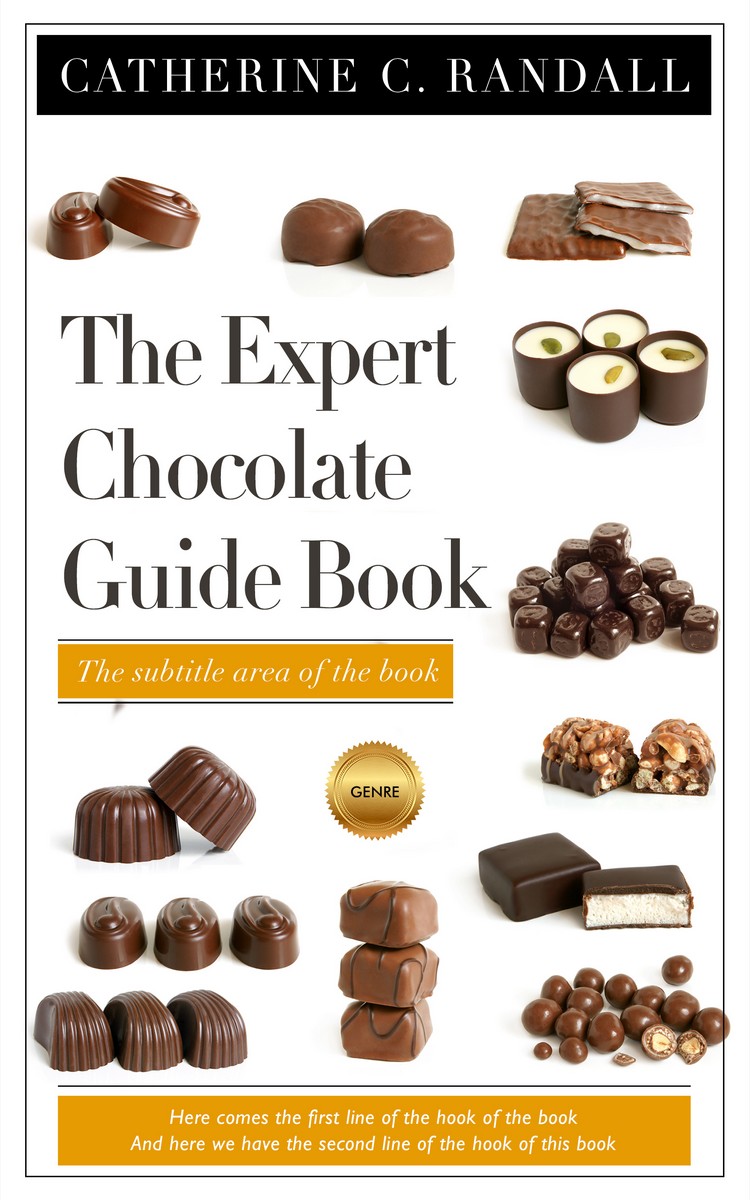 2D view of Premade Cookbooks & Food & Wine Book Cover - Copper