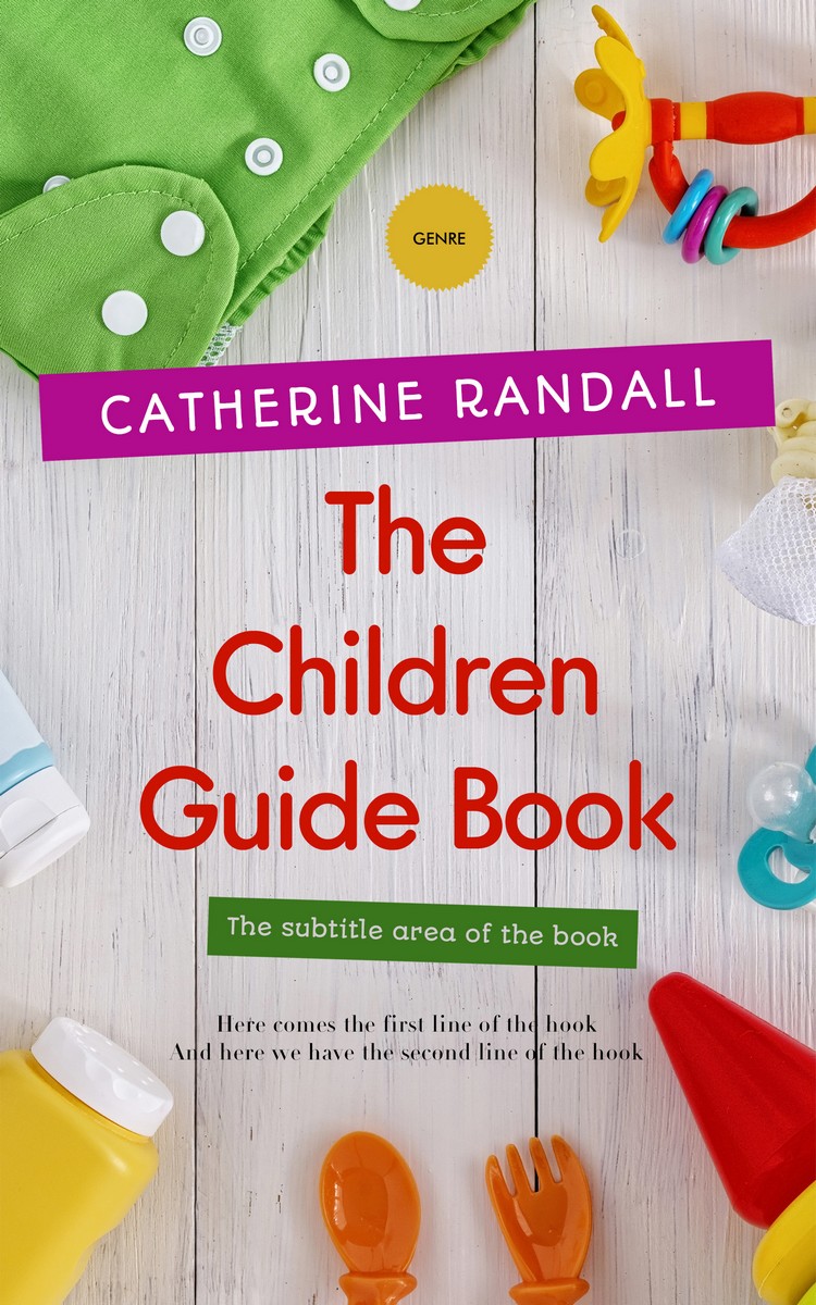 2D view of Premade Family & Parenting Book Cover - Silver Rust