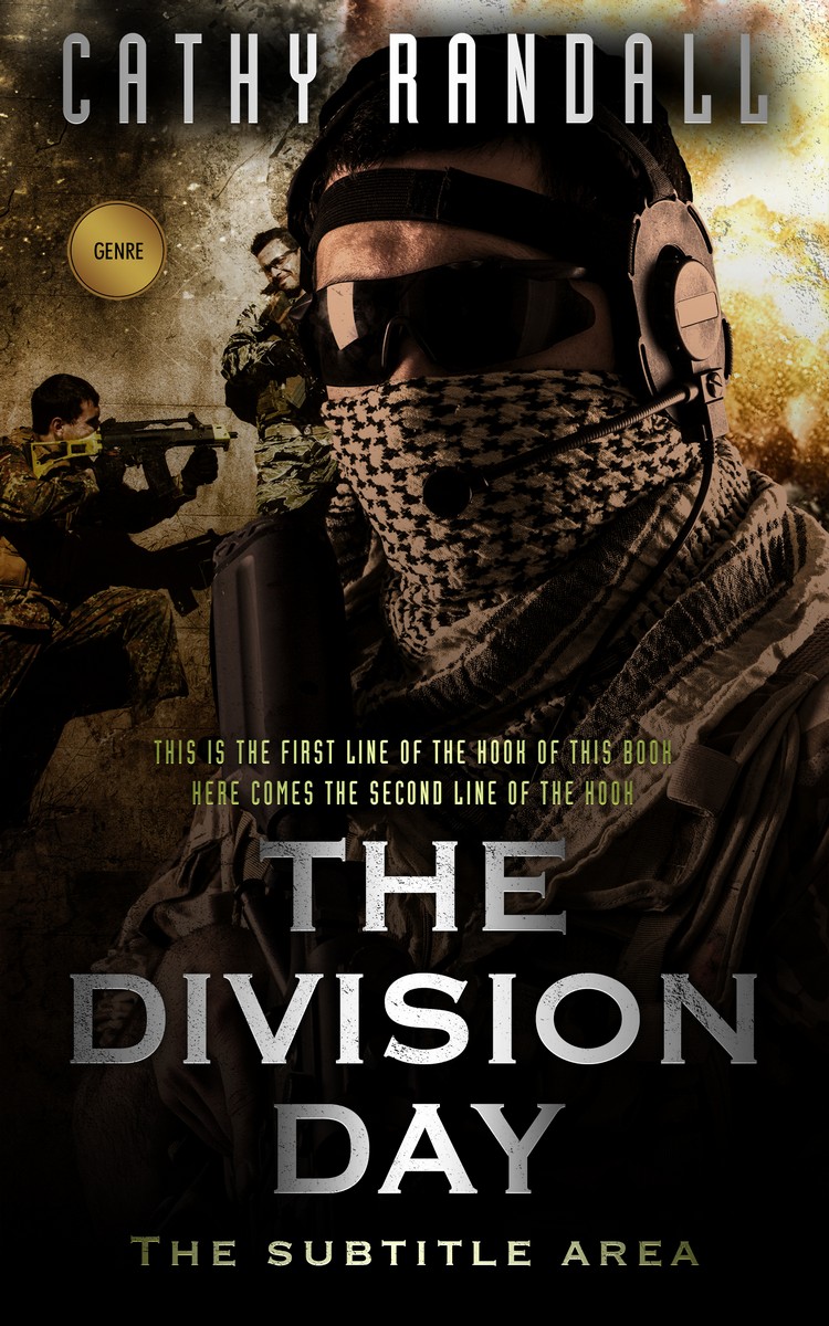 2D view of Premade Mystery & Thriller & Suspense Book Cover - Indian Khaki