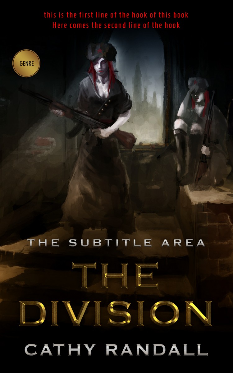 2D view of Premade Science Fiction Book Cover - Oil