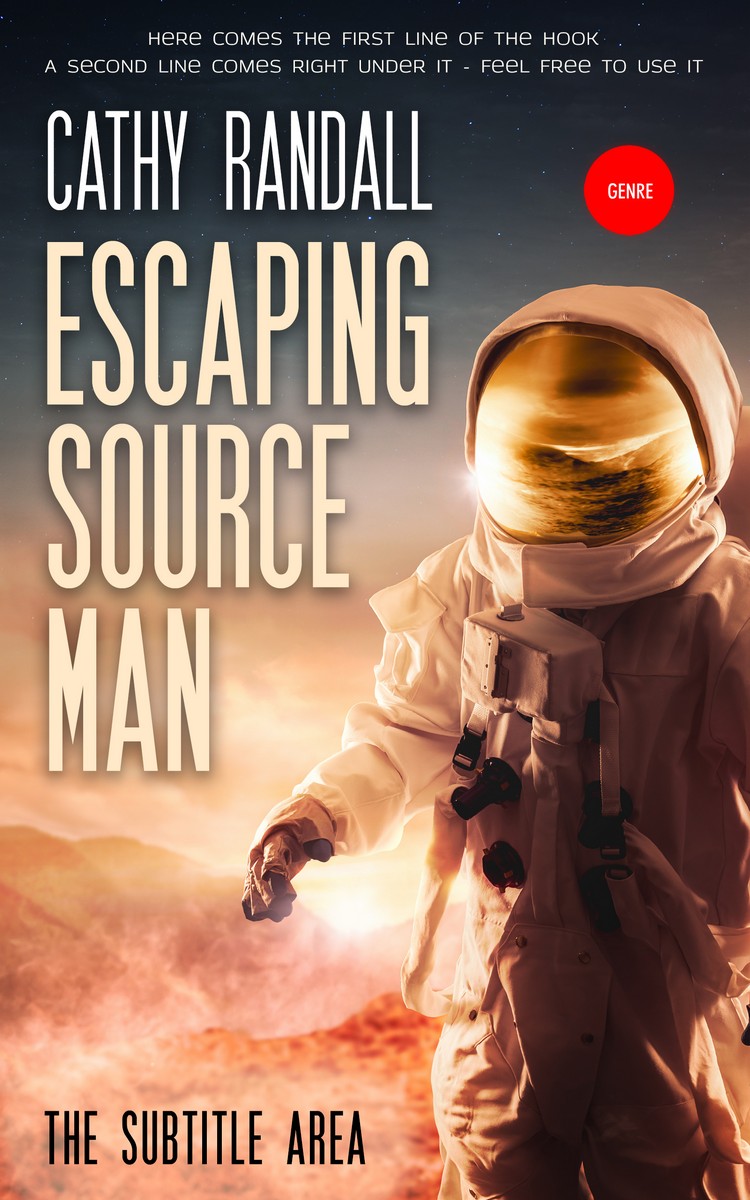 2D view of Premade Science Fiction Book Cover - Thunder