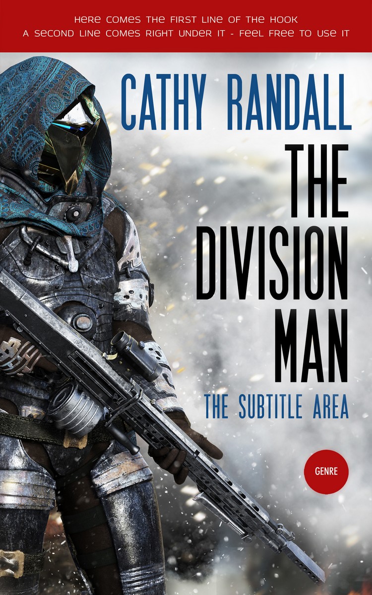 2D view of Premade Science Fiction Book Cover - Shark