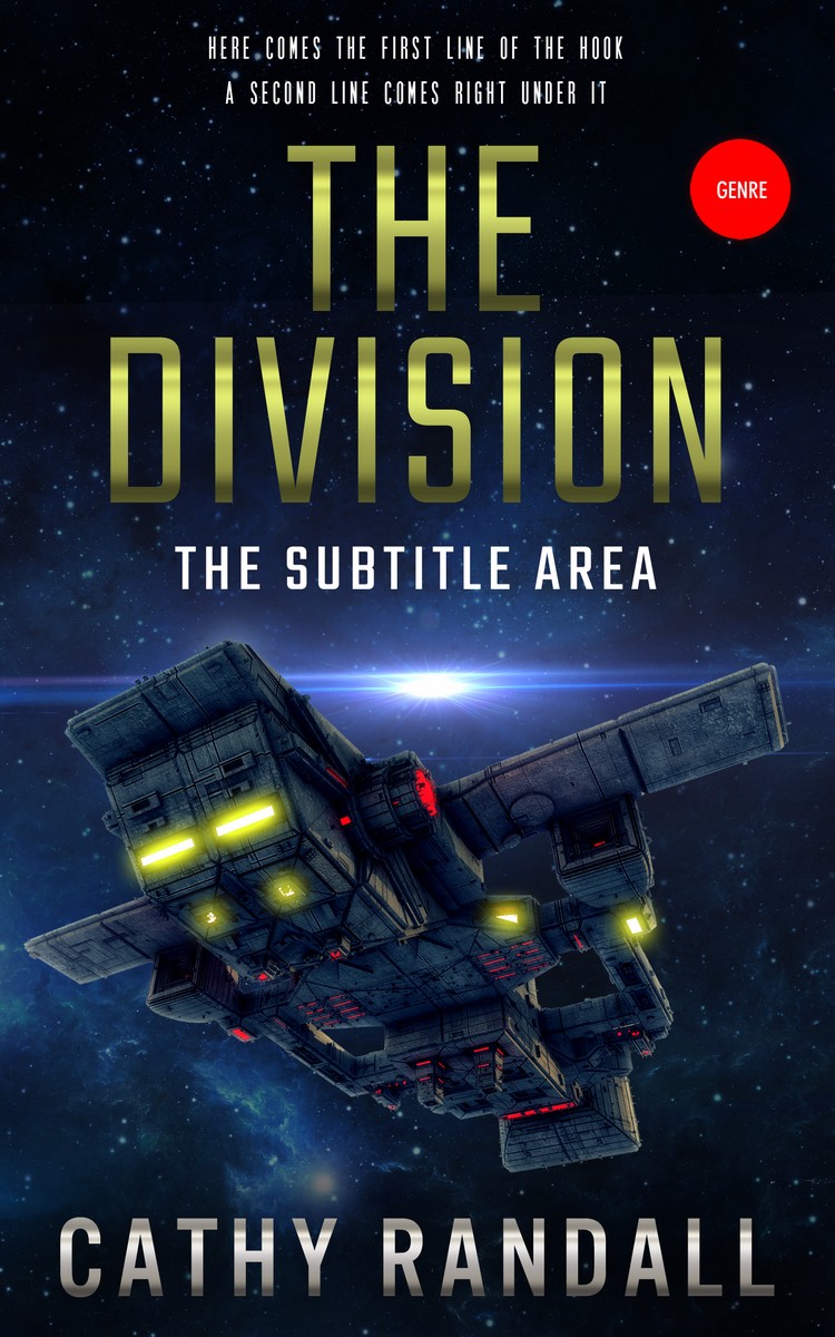 2D view of Premade Science Fiction Book Cover - Ebony