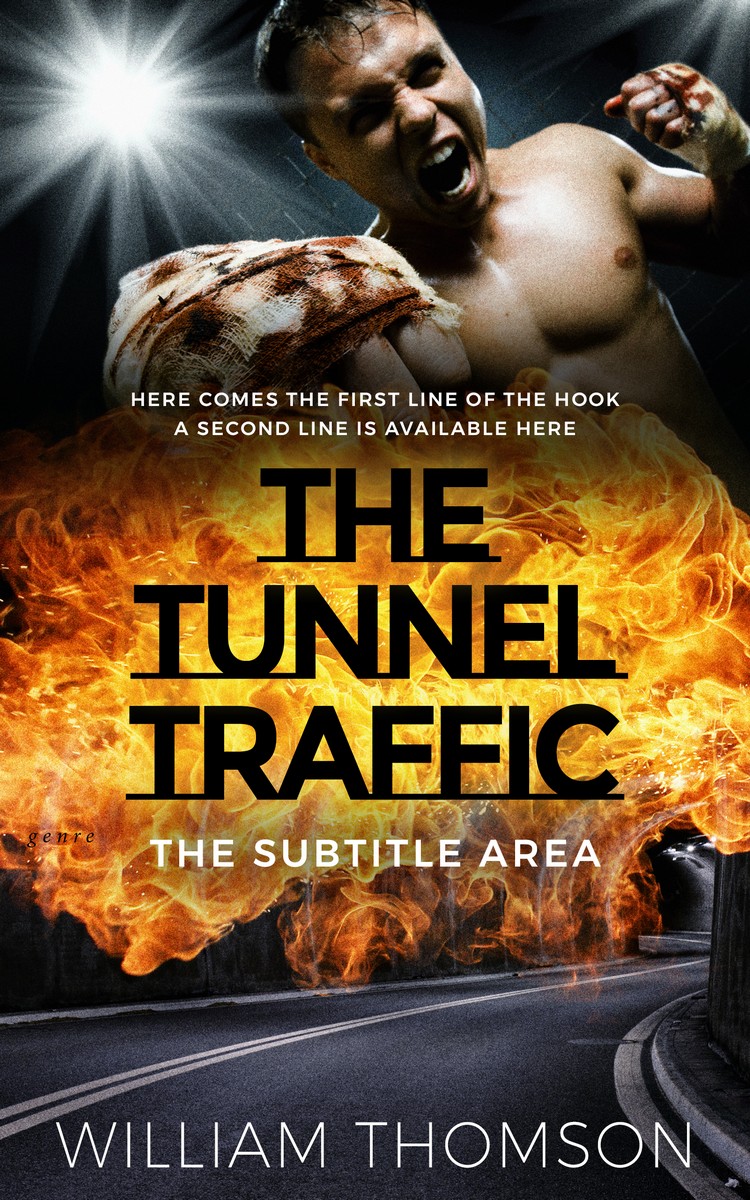 2D view of Premade Action & Adventure Book Cover - Di Serria