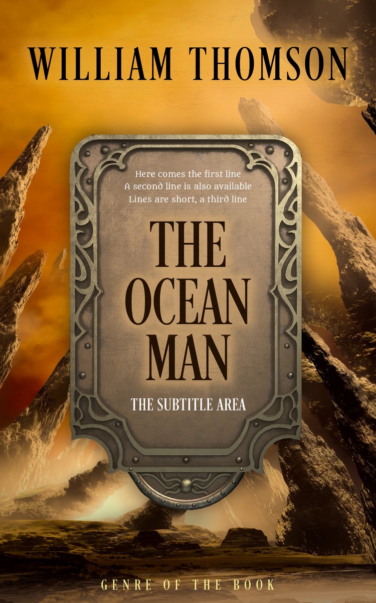 2D view of Premade Fantasy Book Cover - Cape Palliser