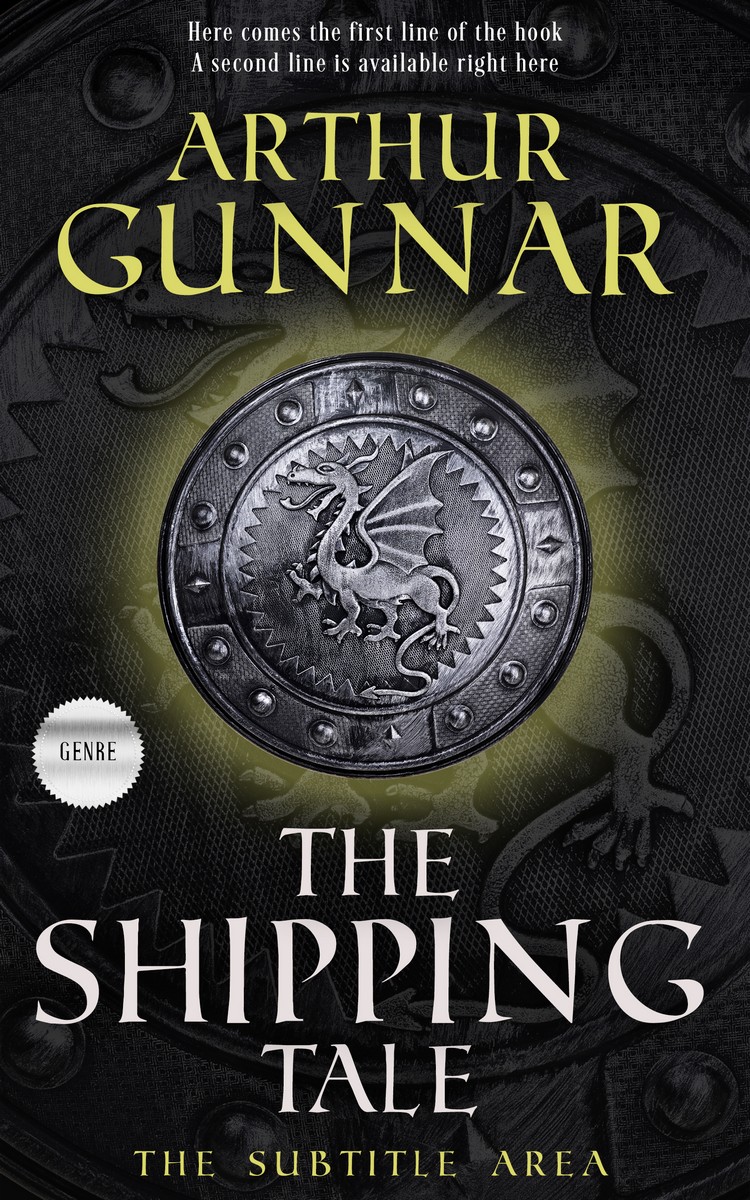 2D view of Premade Historical Book Cover - Cod Gray