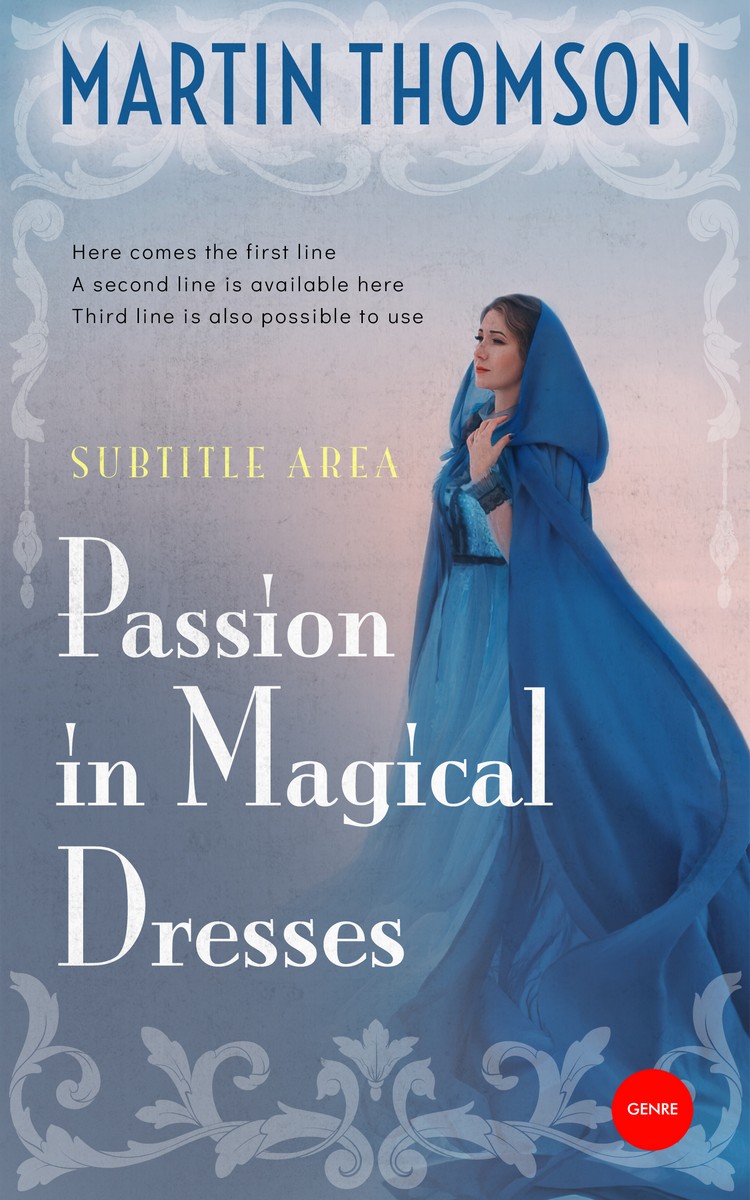 2D view of Premade Romance Book Cover - Bombay