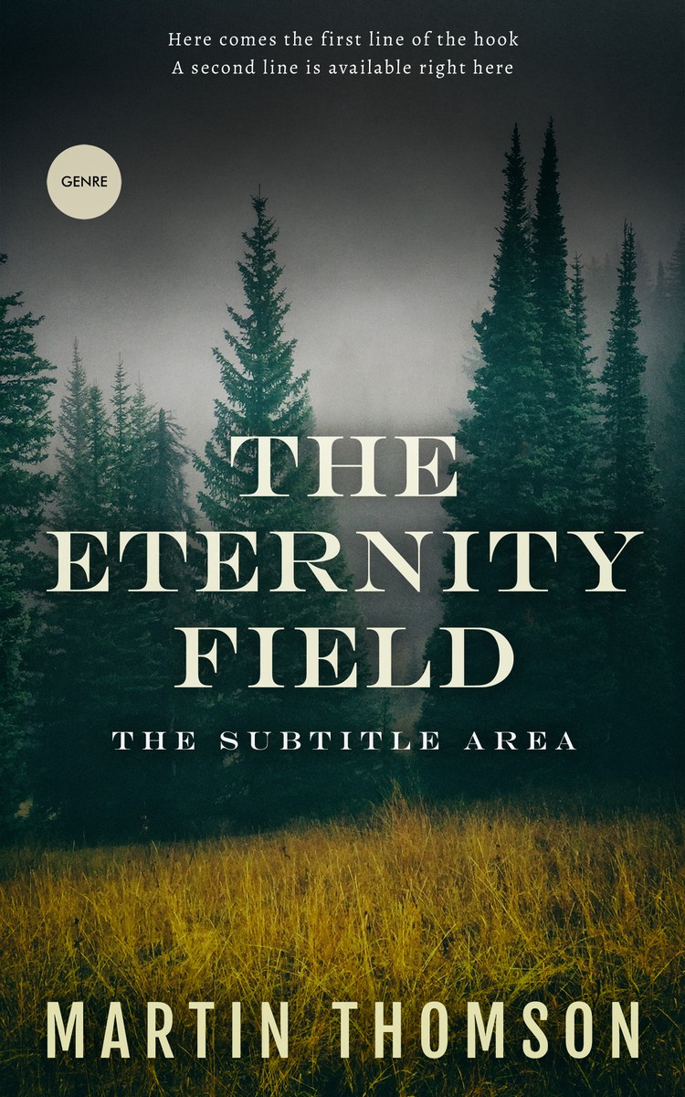 2D view of Premade Mystery & Thriller & Suspense Book Cover - Heavy Metal