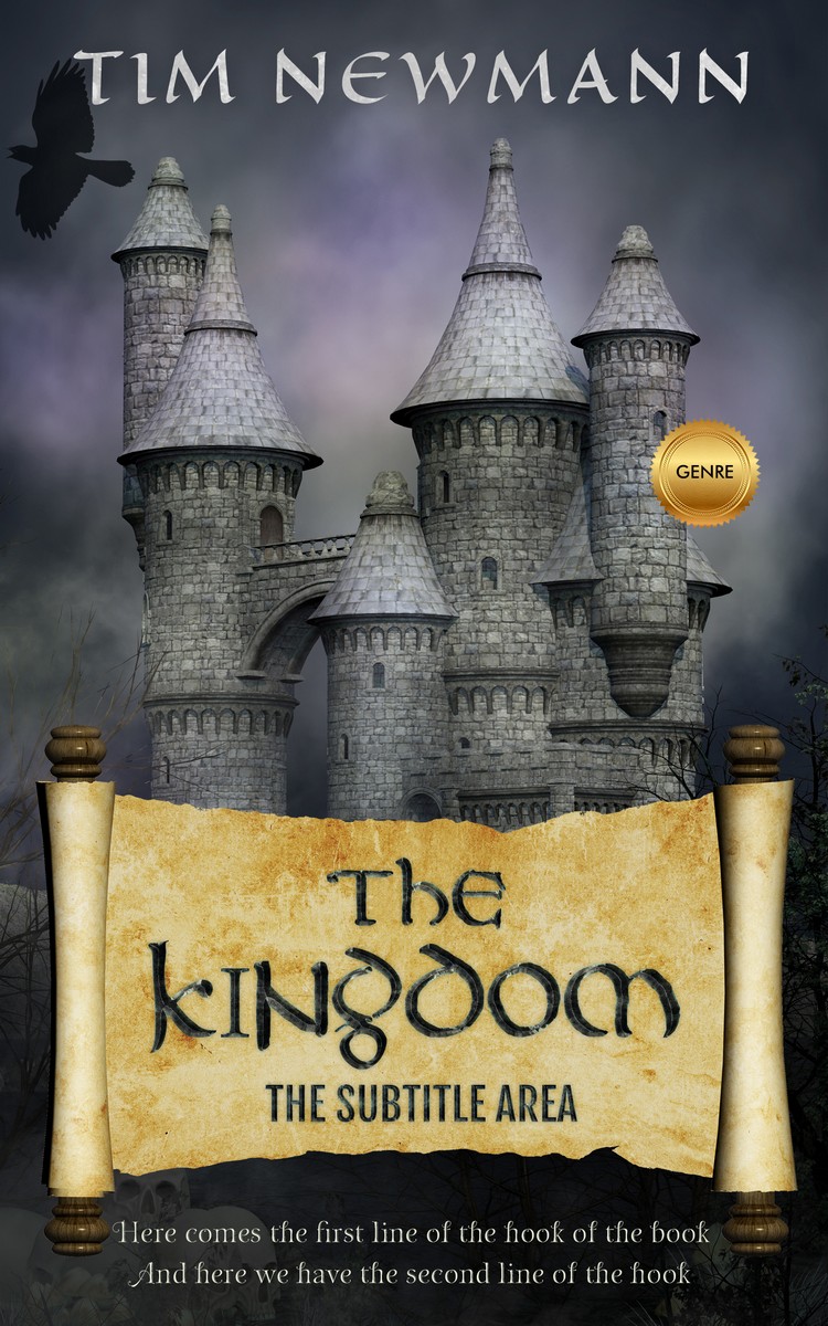 2D view of Premade Fantasy Book Cover - Mako