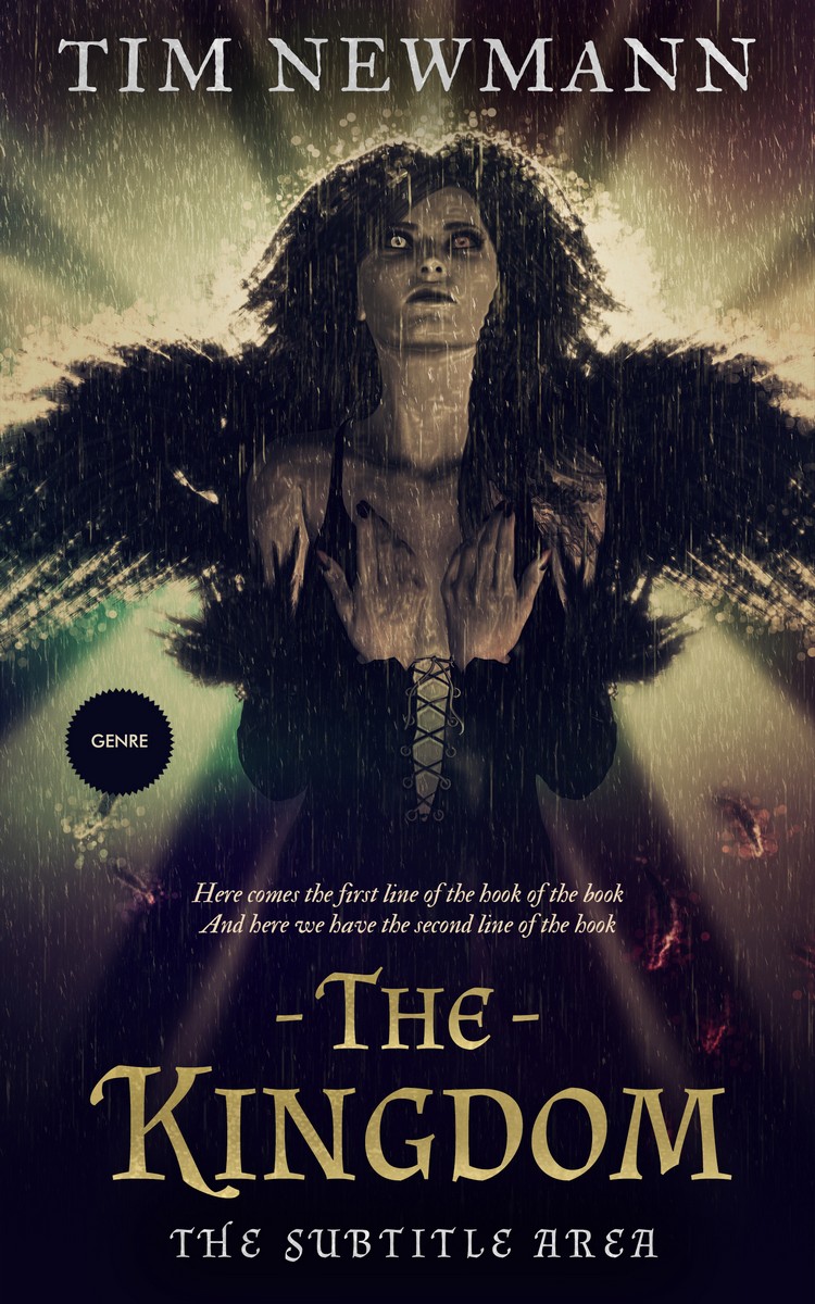 2D view of Premade Fantasy Book Cover - Mongoose