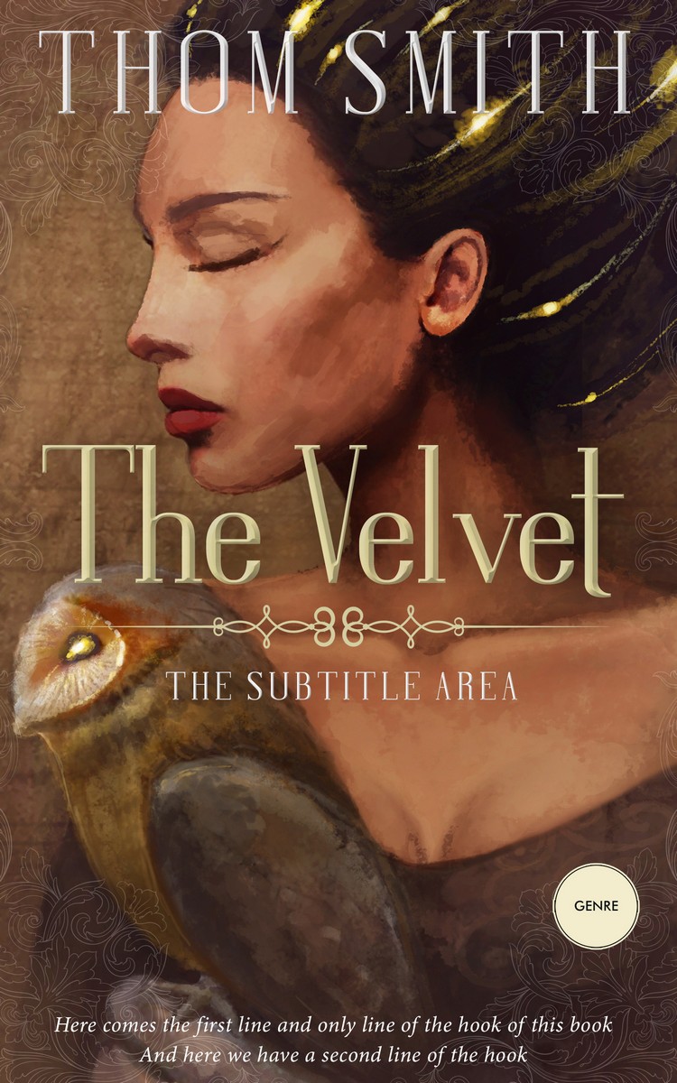 2D view of Premade Romance Book Cover - Quincy