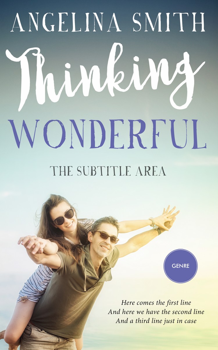 2D view of Premade Romance Book Cover - Periglacial Blue