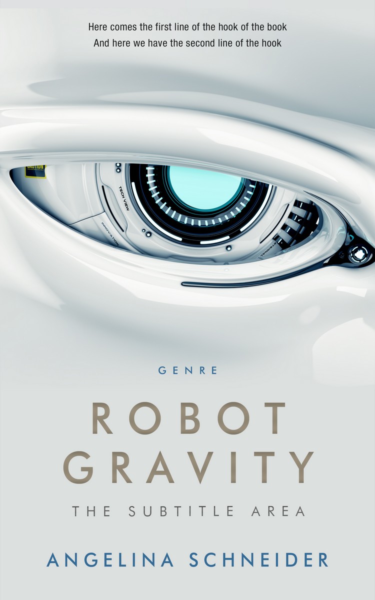 2D view of Premade Science Fiction Book Cover - Nebula