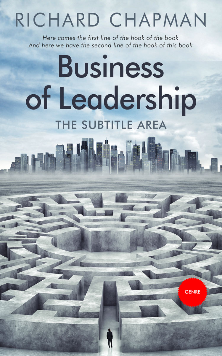 2D view of Premade Business Book Cover - Loblolly