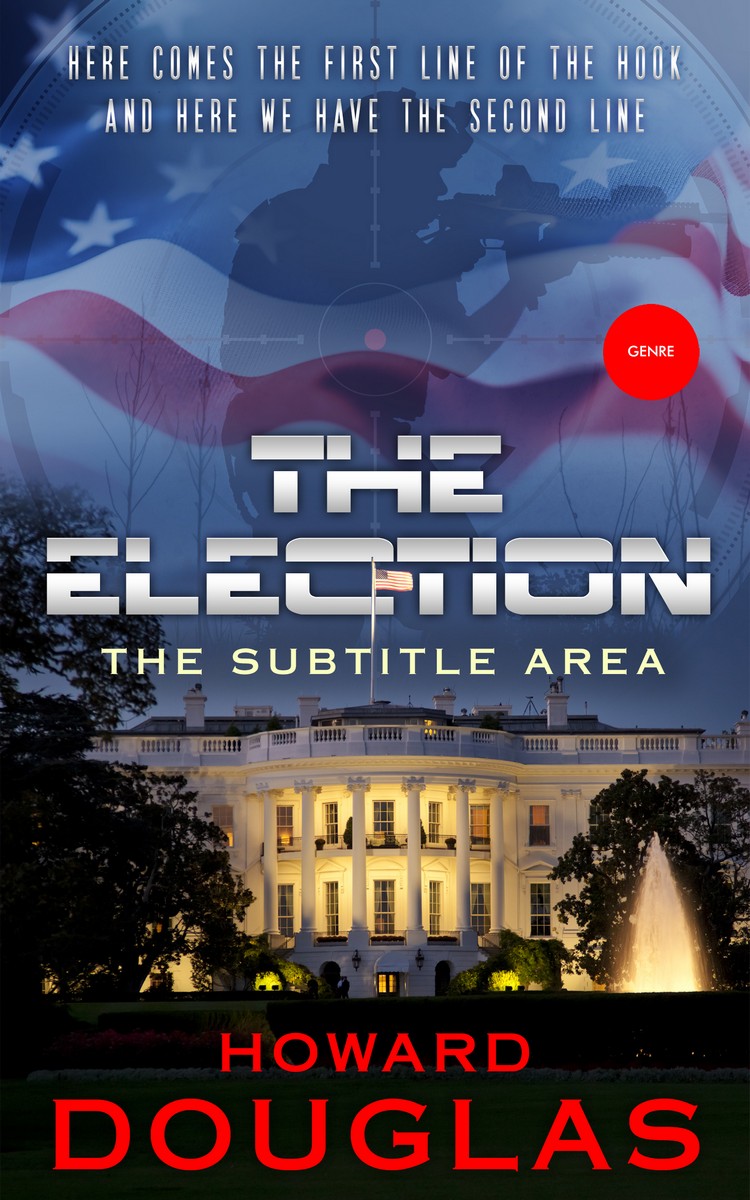 2D view of Premade Action & Adventure Book Cover - East Bay