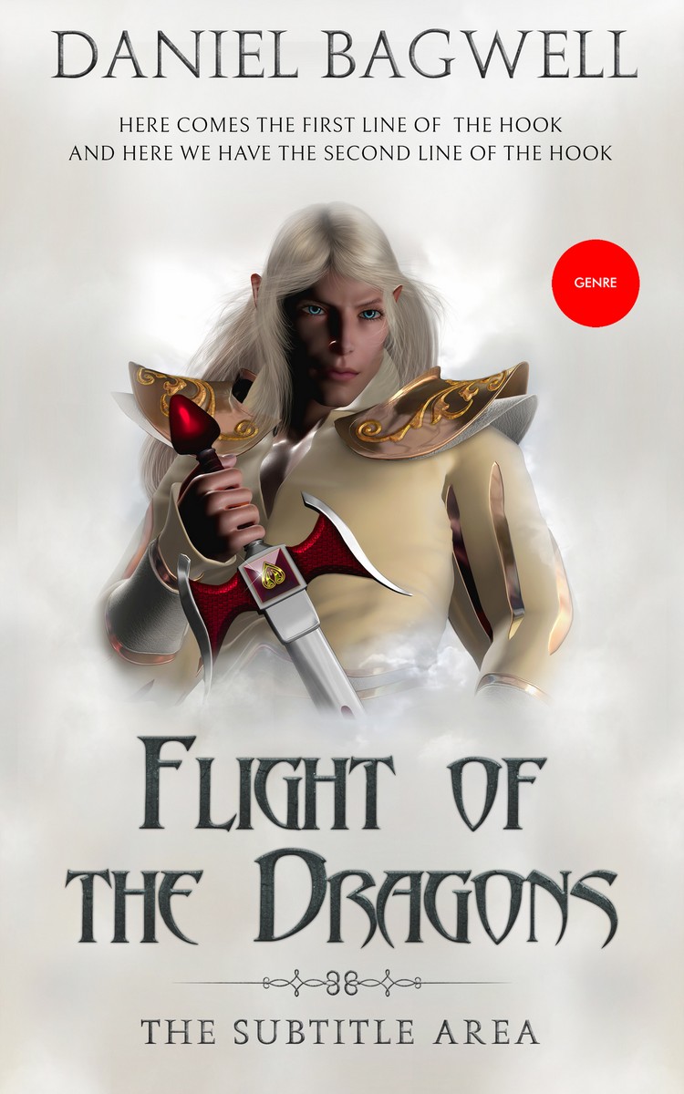 2D view of Premade Fantasy Book Cover - Westar