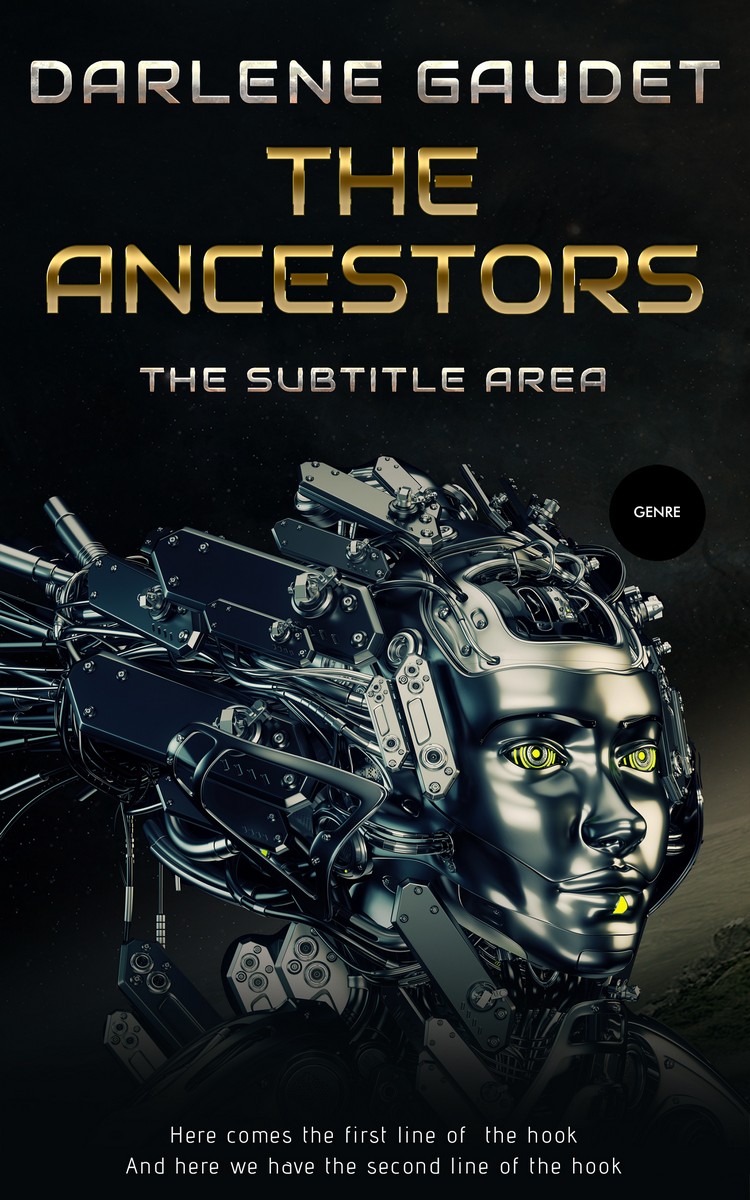 2D view of Premade Science Fiction Book Cover - Bunker