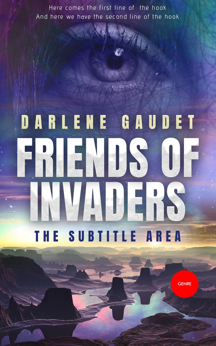 2D view of Premade Science Fiction Book Cover - Mulled Wine