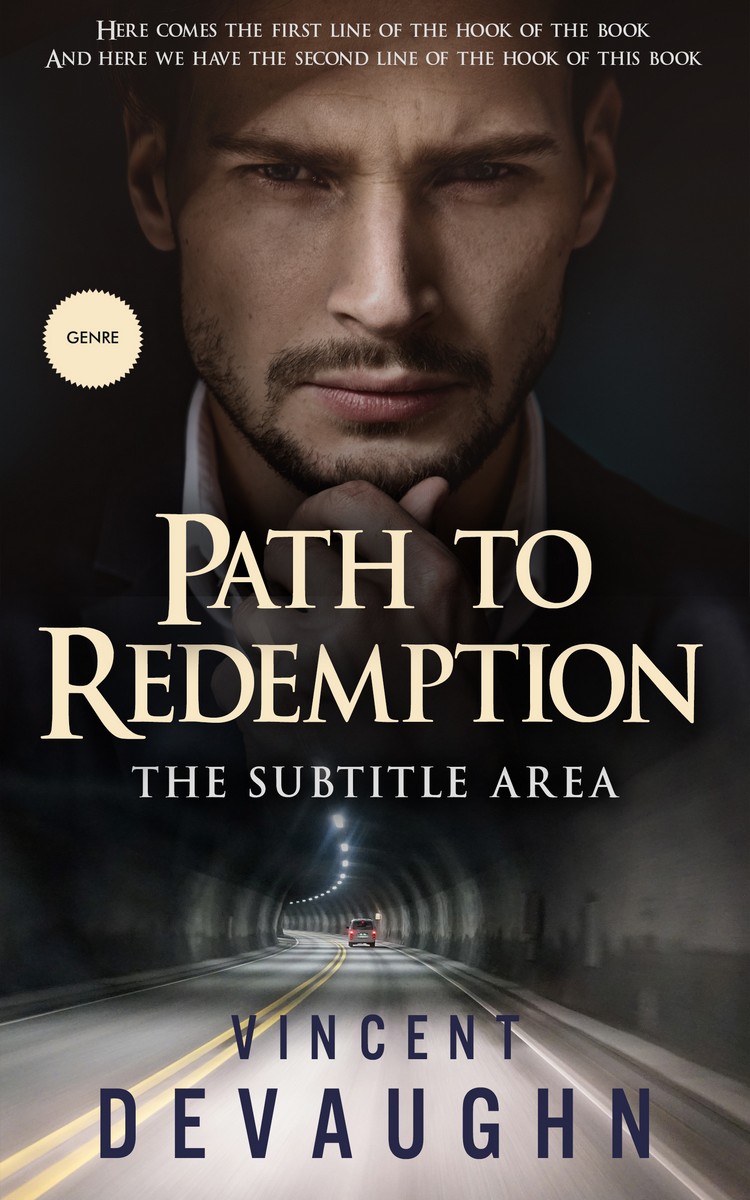 2D view of Premade Business Book Cover - Mine Shaft