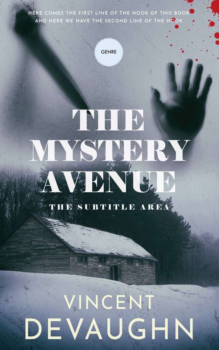 2D view of Premade Mystery & Thriller & Suspense Book Cover - Regent Gray