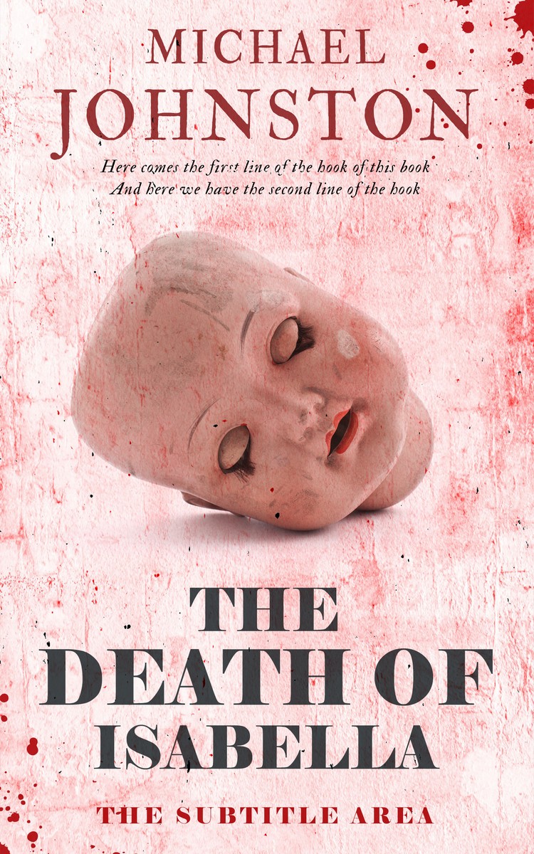 2D view of Premade Horror Book Cover - Cherub