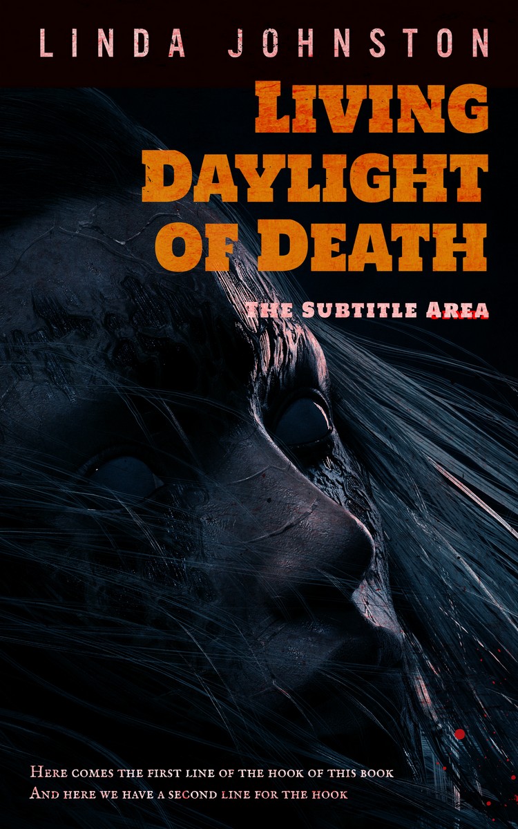 2D view of Premade Horror Book Cover - Bunker