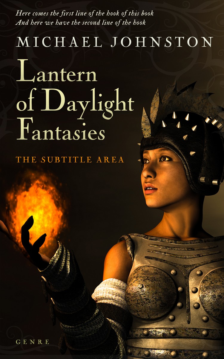 2D view of Premade Science Fiction Book Cover - Eternity