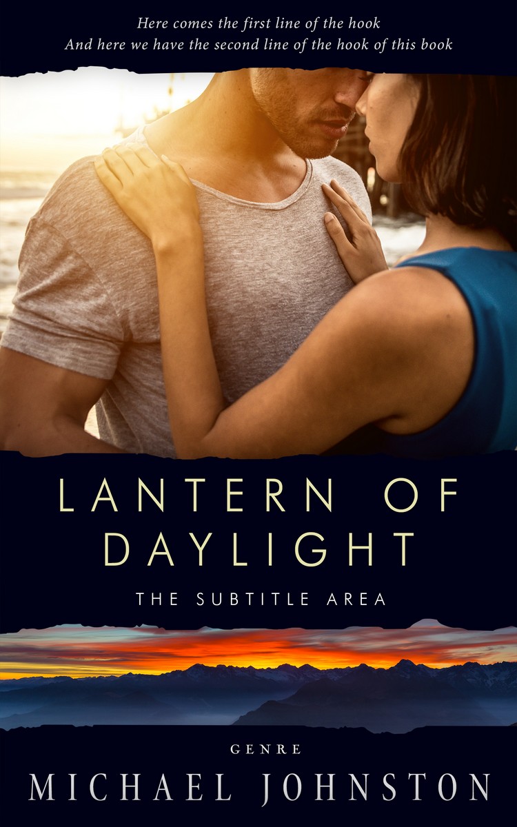 2D view of Premade Romance Book Cover - Thunder