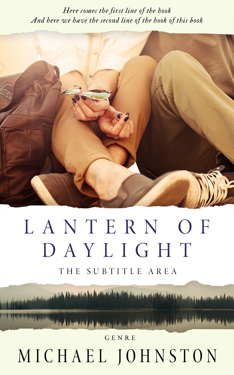 2D view of Premade Romance Book Cover - Cocoa Brown