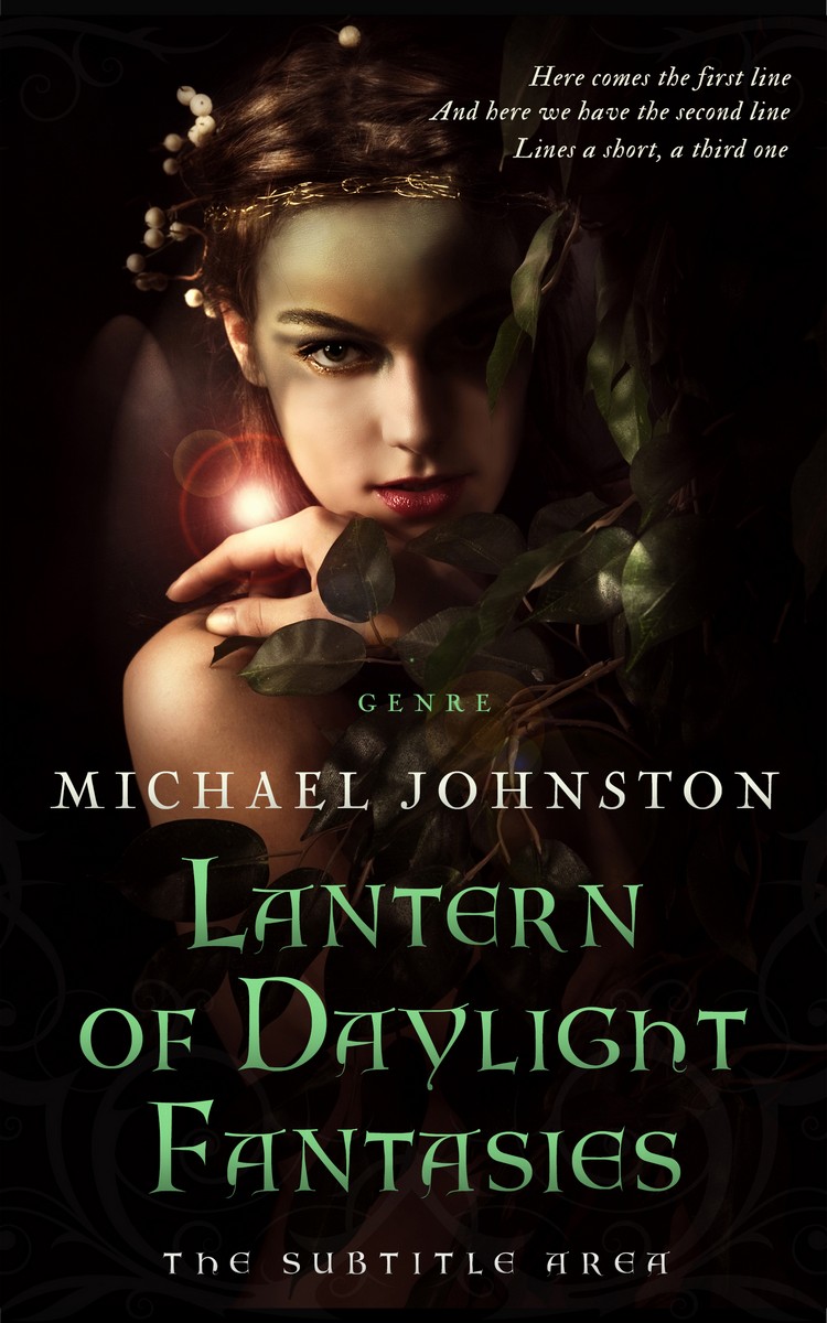 2D view of Premade Fantasy Book Cover - Night Rider